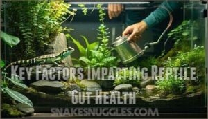 key factors impacting reptile gut health