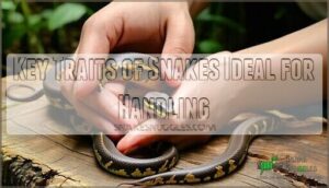 key traits of snakes ideal for handling