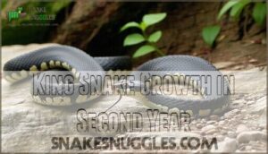 king snake growth in second year