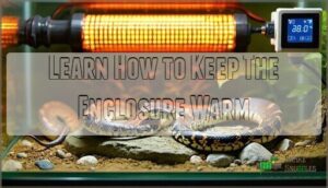 learn how to keep the enclosure warm