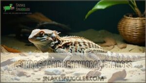 lethargy and behavioral changes