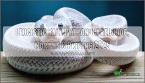 leucistic ball python