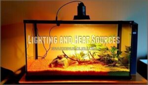 lighting and heat sources