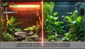 lighting and heating needs