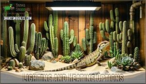 lighting and heating options