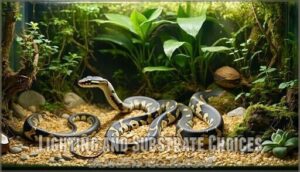 lighting and substrate choices