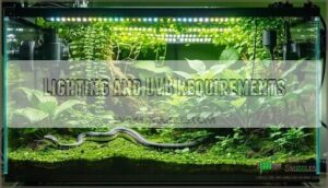 lighting and uvb requirements