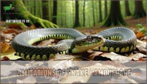 limitations of snake camouflage
