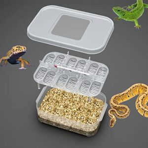 LIZHOUMIL 12 Grids Reptiles Eggs B0B1M4SFCG
