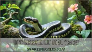 long lifespan (up to 30 years)