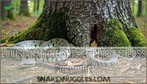 louisiana pine snake – habitat loss survivor