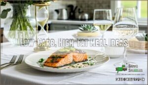 low-carb, high-fat meal ideas
