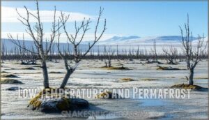 low temperatures and permafrost