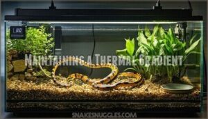 maintaining a thermal gradient