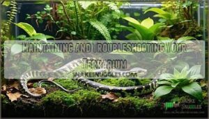 maintaining and troubleshooting your terrarium
