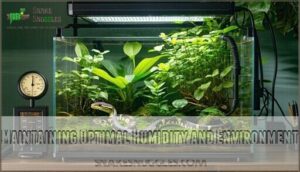 maintaining optimal humidity and environment