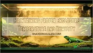 maintaining proper enclosure temperature and humidity maintaining proper enclosure temperature and humidity