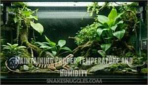 maintaining proper temperature and humidity