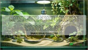 maintaining snake health in indoor habitats