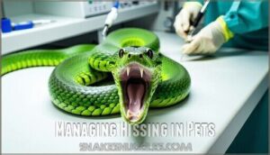 managing hissing in pets