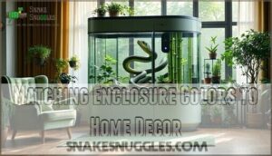 matching enclosure colors to home decor