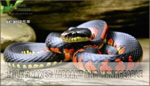 milk snakes: vibrant and manageable