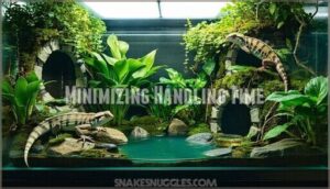 minimizing handling time