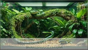 minimum cage dimensions