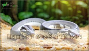 minimum enclosure size and design