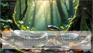 misconceptions about snake chasing