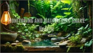 monitoring and maintaining snake health