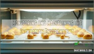 monitoring and maintaining the incubation environment