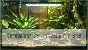 monitoring diet and feeding habits