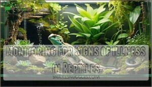 monitoring for signs of illness in reptiles
