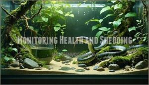 monitoring health and shedding