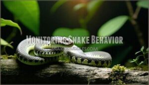 monitoring snake behavior