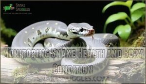 monitoring snake health and body condition