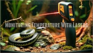 monitoring temperature with lasers