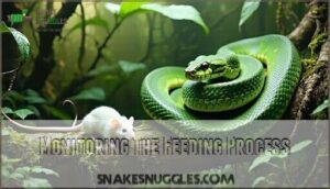monitoring the feeding process