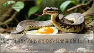 monitoring your snake's egg consumption