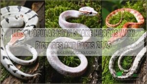most popular corn snake morphs with pictures and facts
