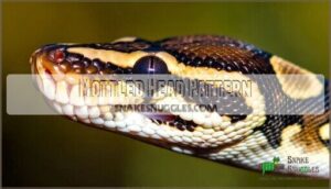 mottled head pattern