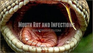 mouth rot and infections