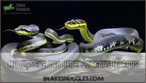 multi-gene and heterozygous morphs multi-gene and heterozygous morphs
