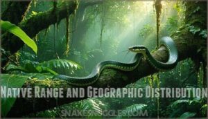 native range and geographic distribution