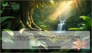 natural humidity fluctuations