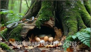 nesting and egg-laying sites