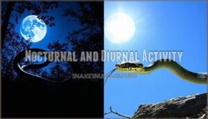 nocturnal and diurnal activity