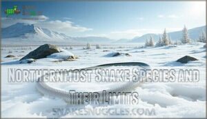 northernmost snake species and their limits