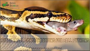 nutritional considerations for ball pythons